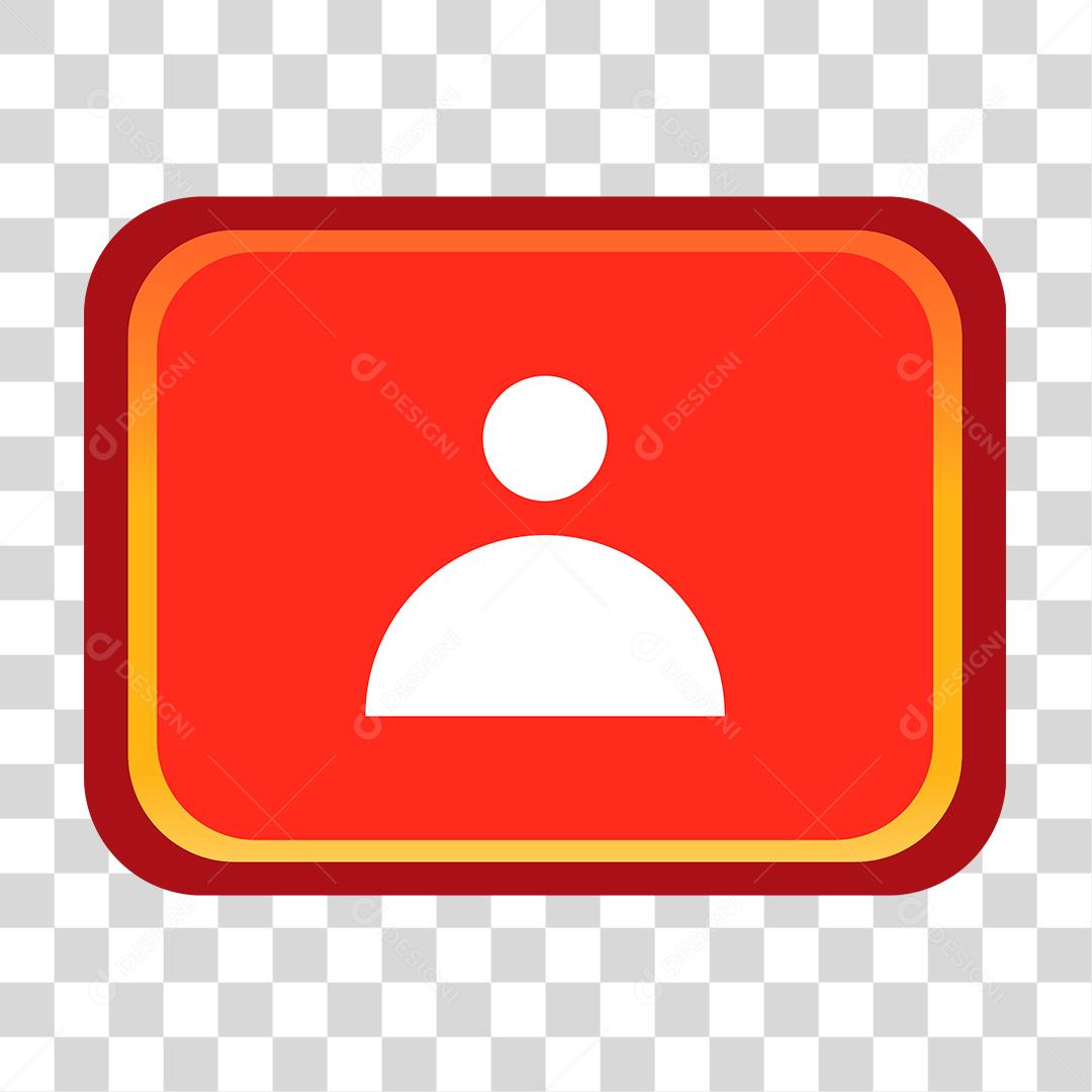 Desenho de botão Templete de jogo