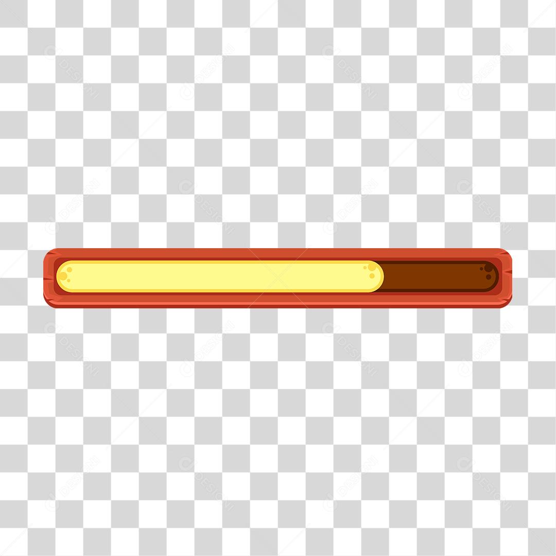 Desenho de barra de carregamento Templete de jogo