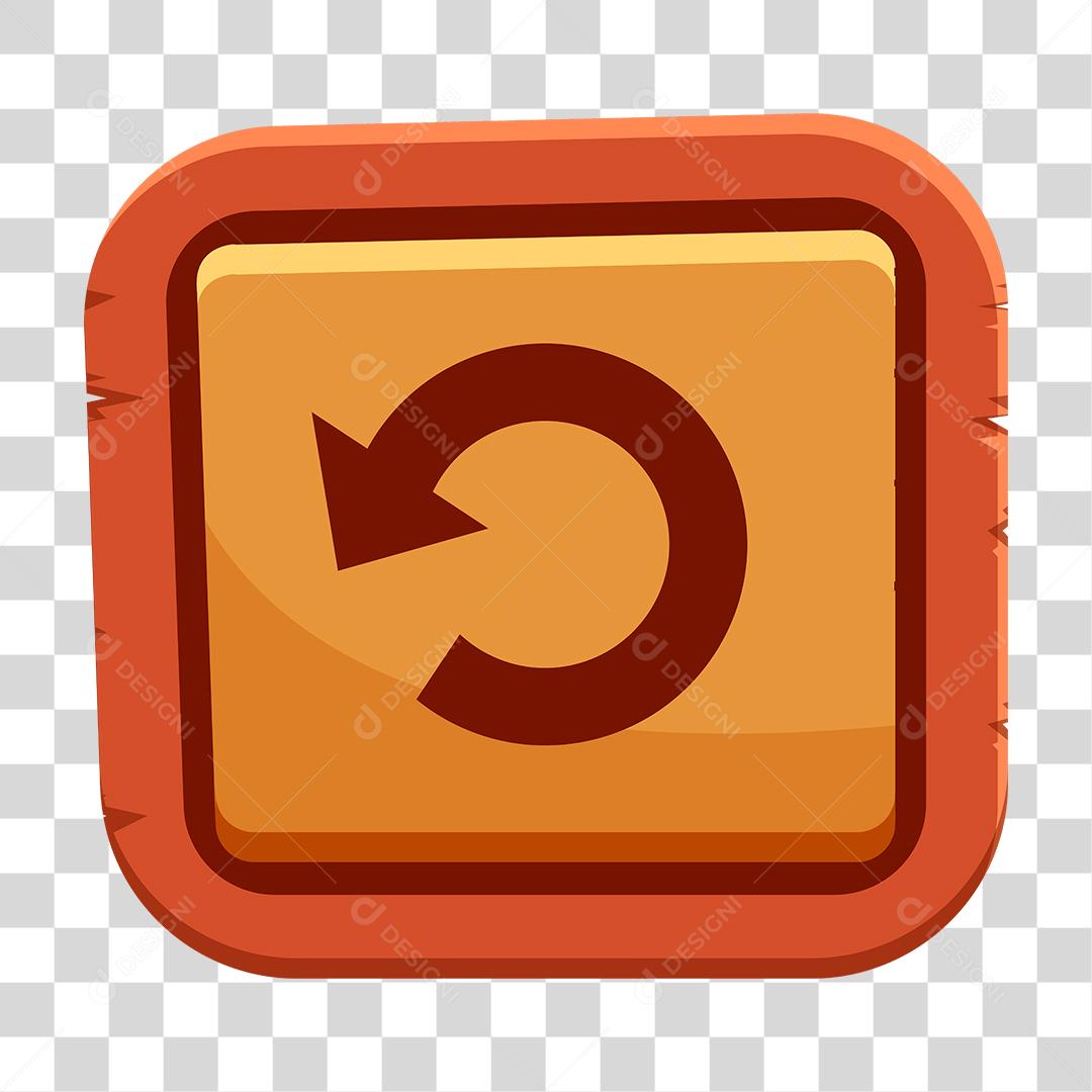 Desenho de Botão recomeçar