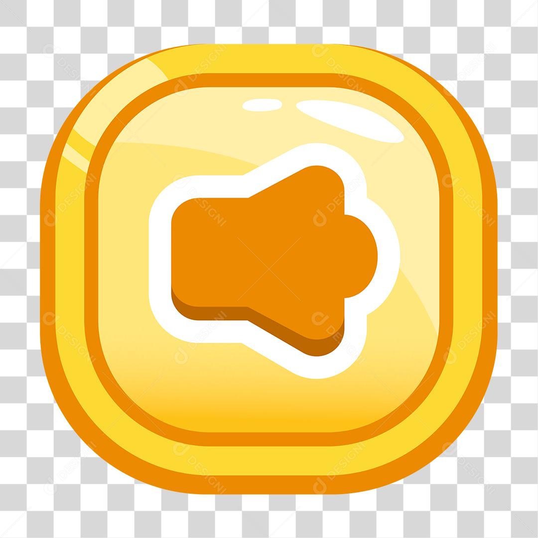 Desenho de botão Templete Jogo