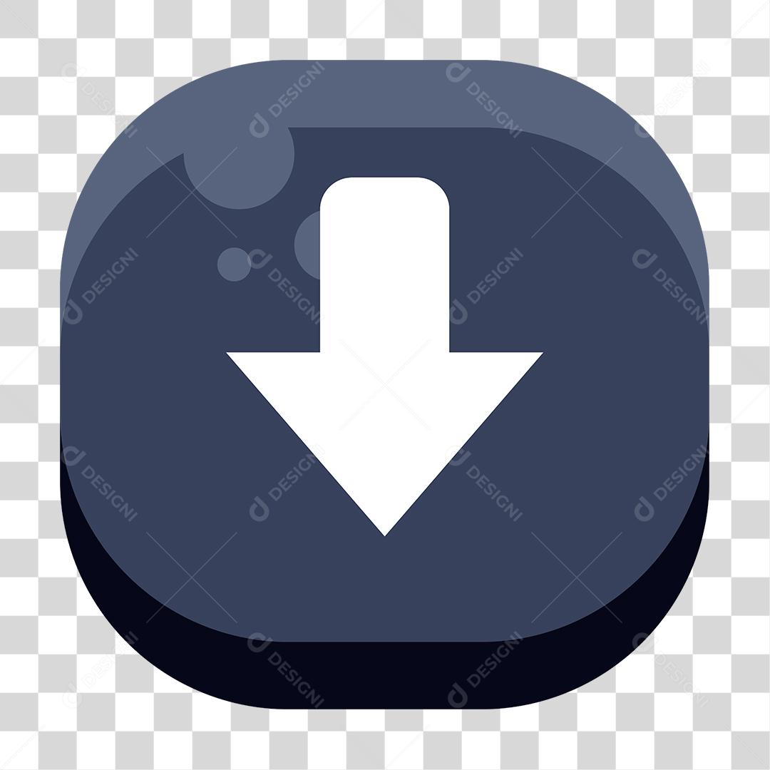 Desenho de botão de download