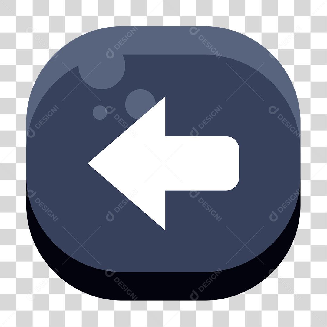 Desenho de botão de seta