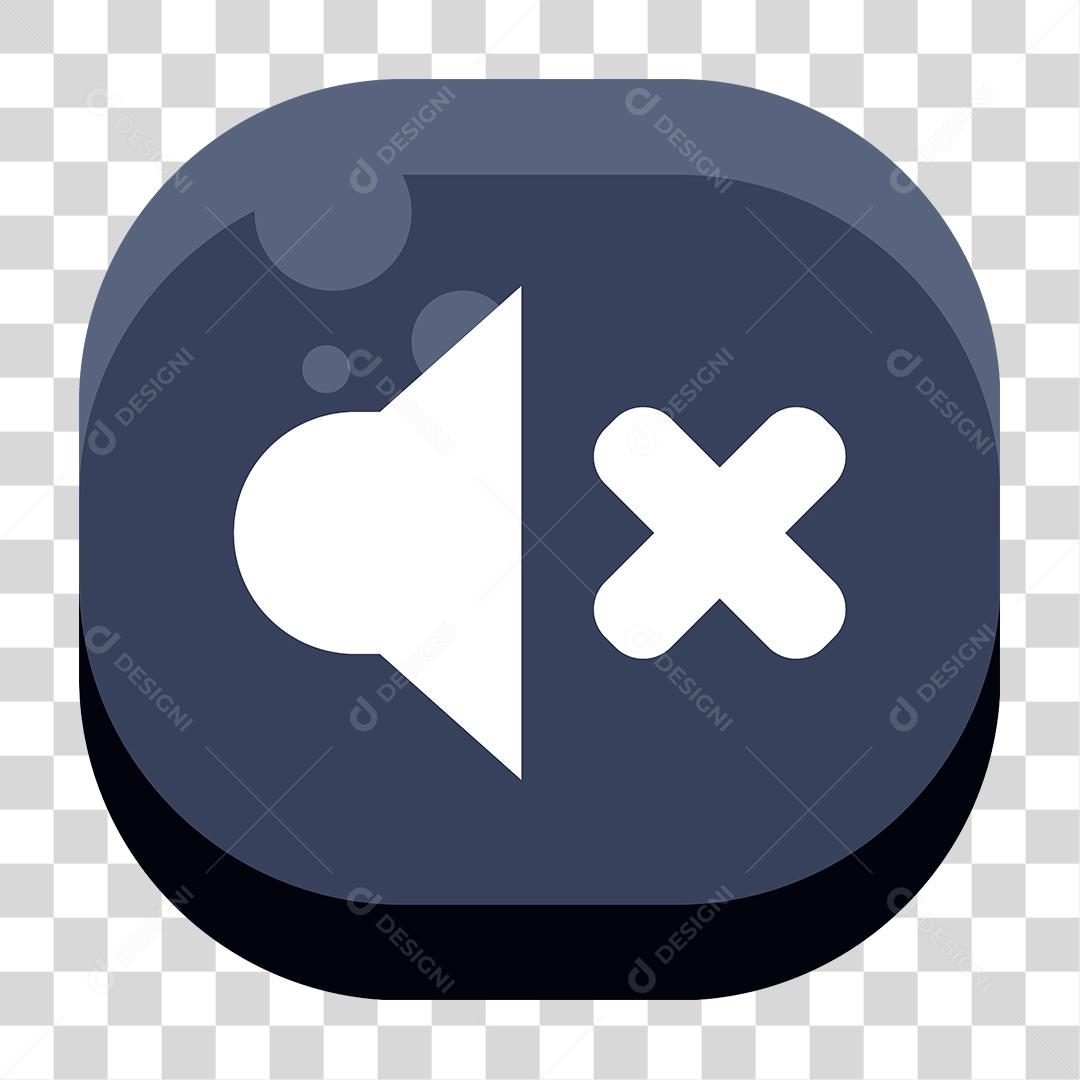 Desenho de botão de selencioso