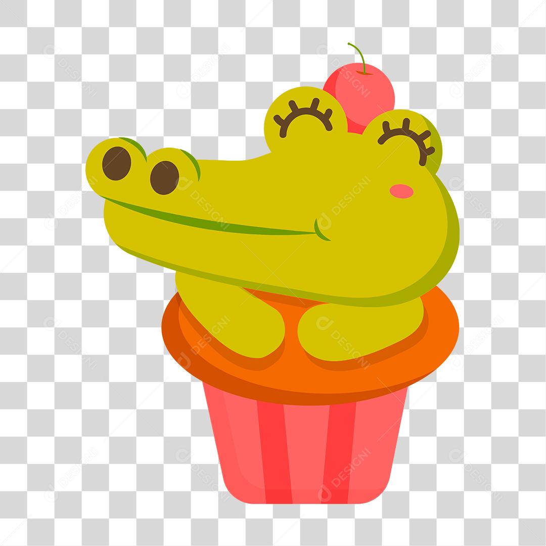 Desenho de jacaré animal