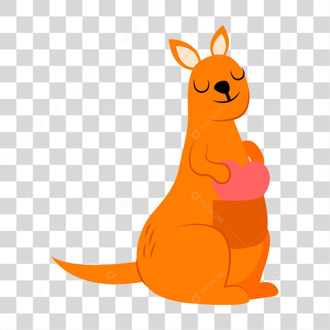 Desenho de canguru