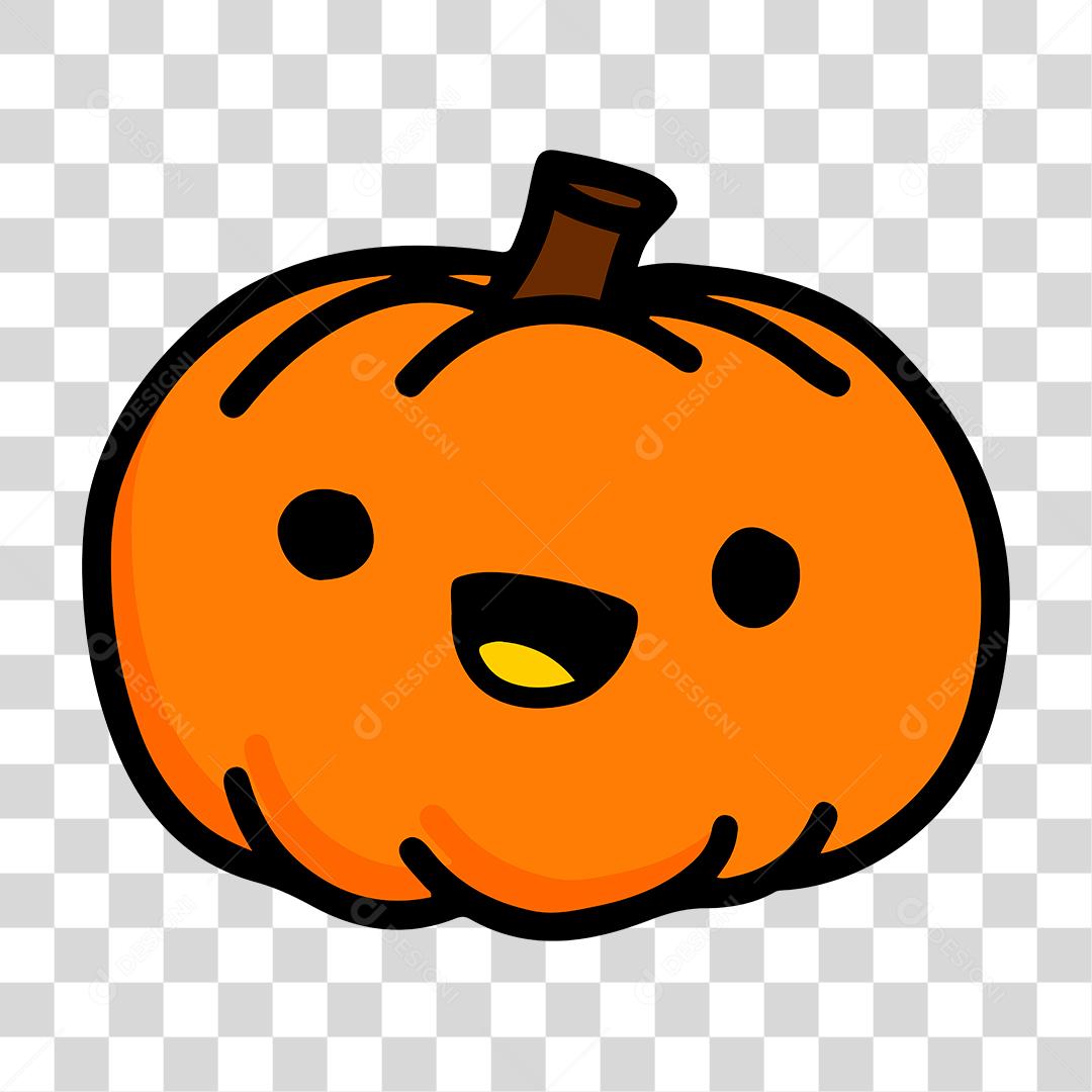 Desenho de uma abóbora dia das bruxas