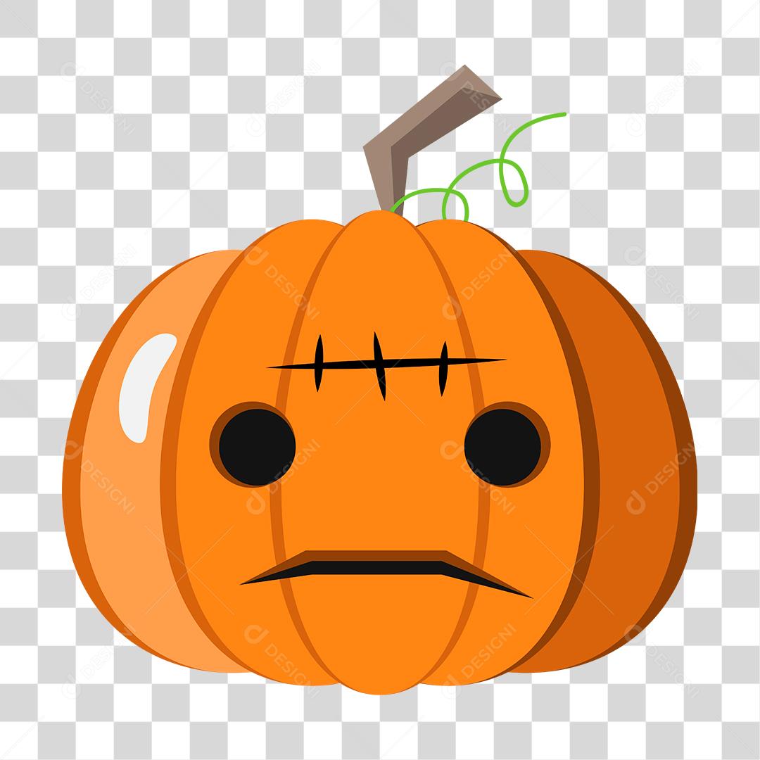 Desenho de uma abóbora dia das bruxas