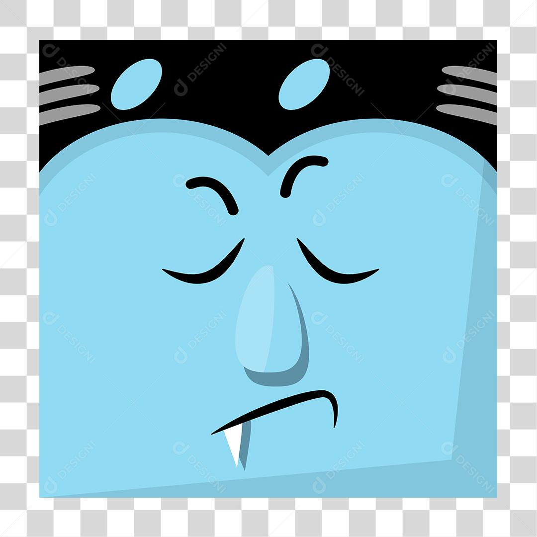 desenho em formato quadrado com tema Halloween