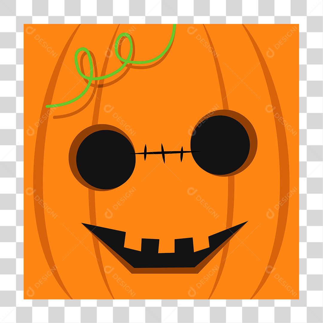 desenho em formato quadrado com tema Halloween