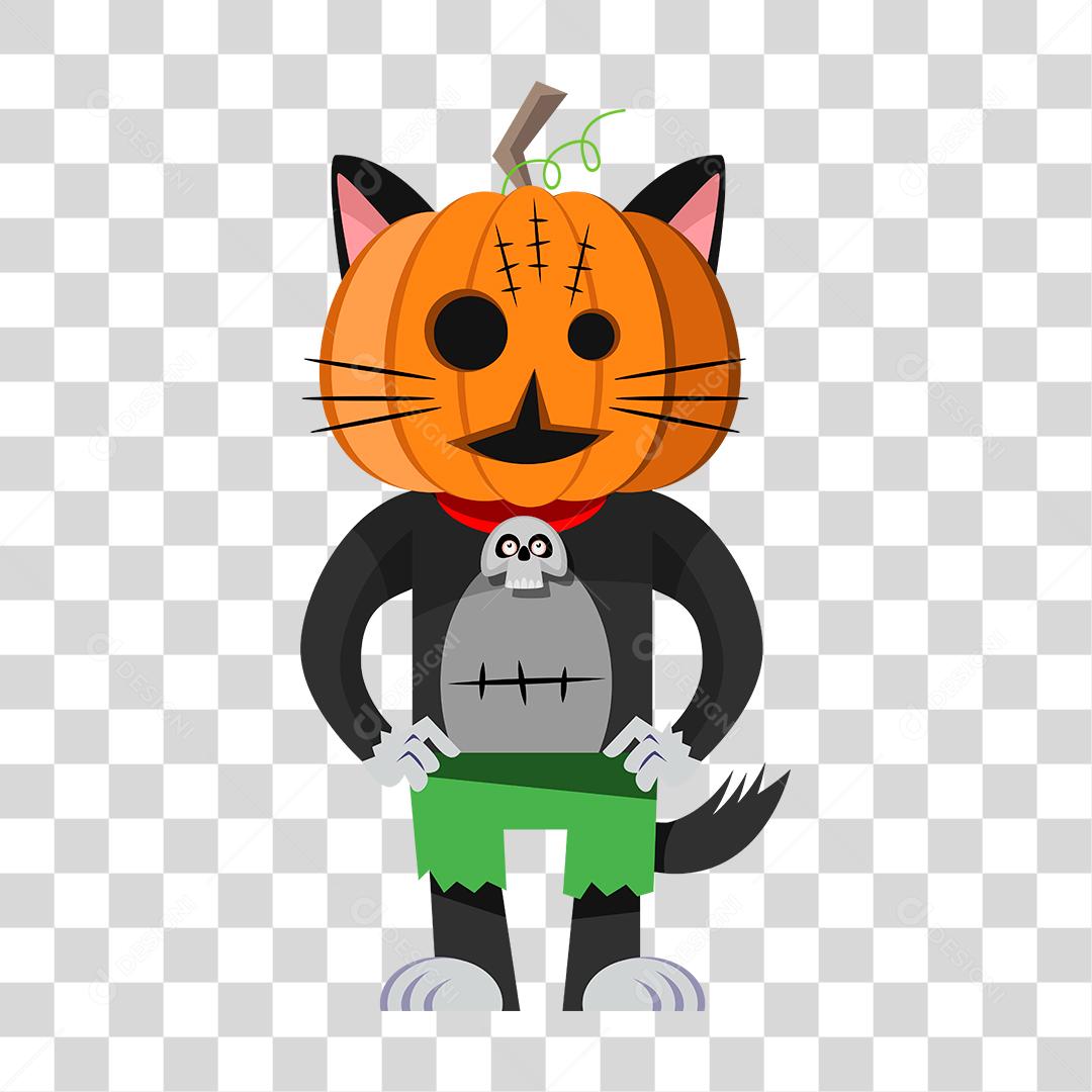 Desenho com tema de Halloween