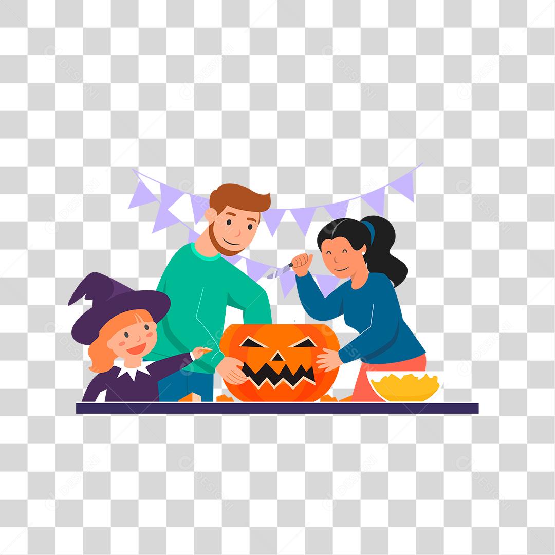 Desenho com tema de Halloween