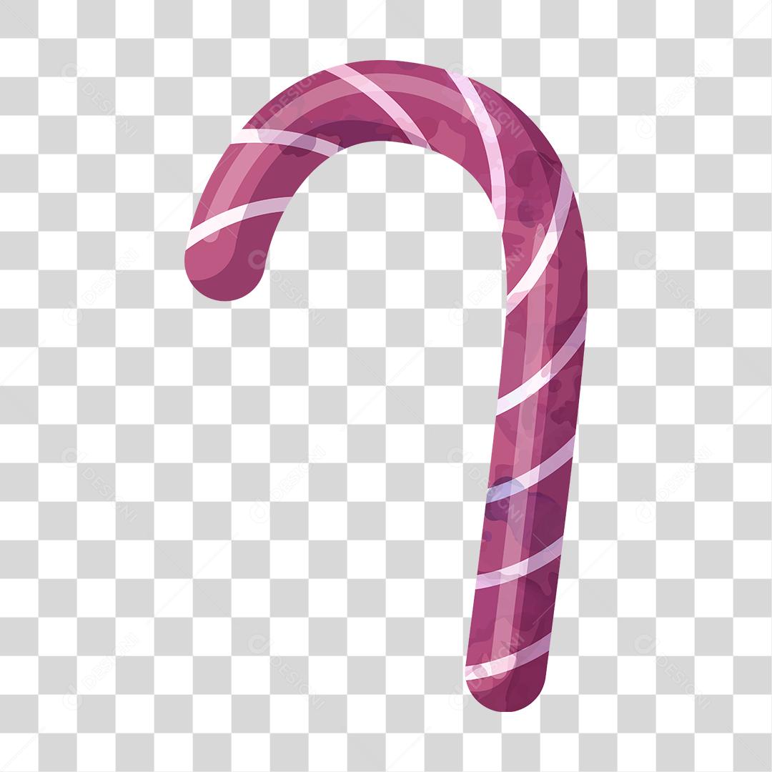 Desenho de bengala doce png transparente