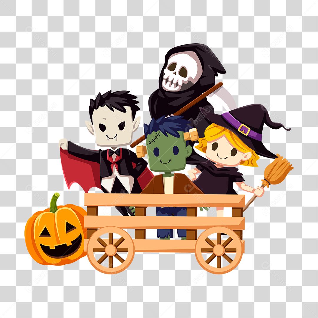 Desenho de fantasias dia das bruxas halloween