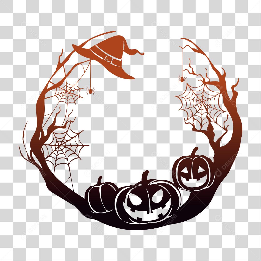 Desenho do dia das bruxas cemitério