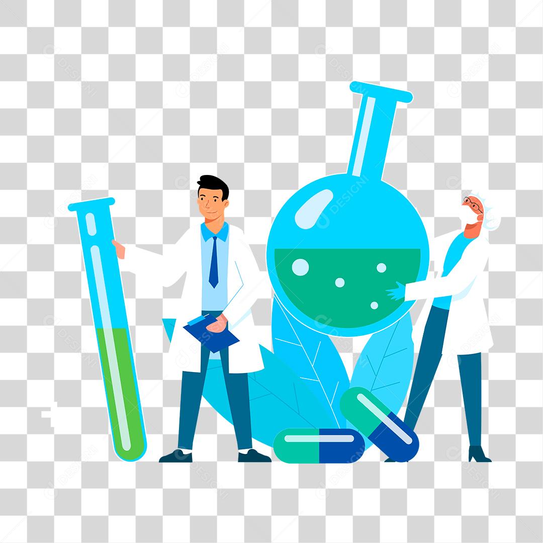 Desenho de cientistas