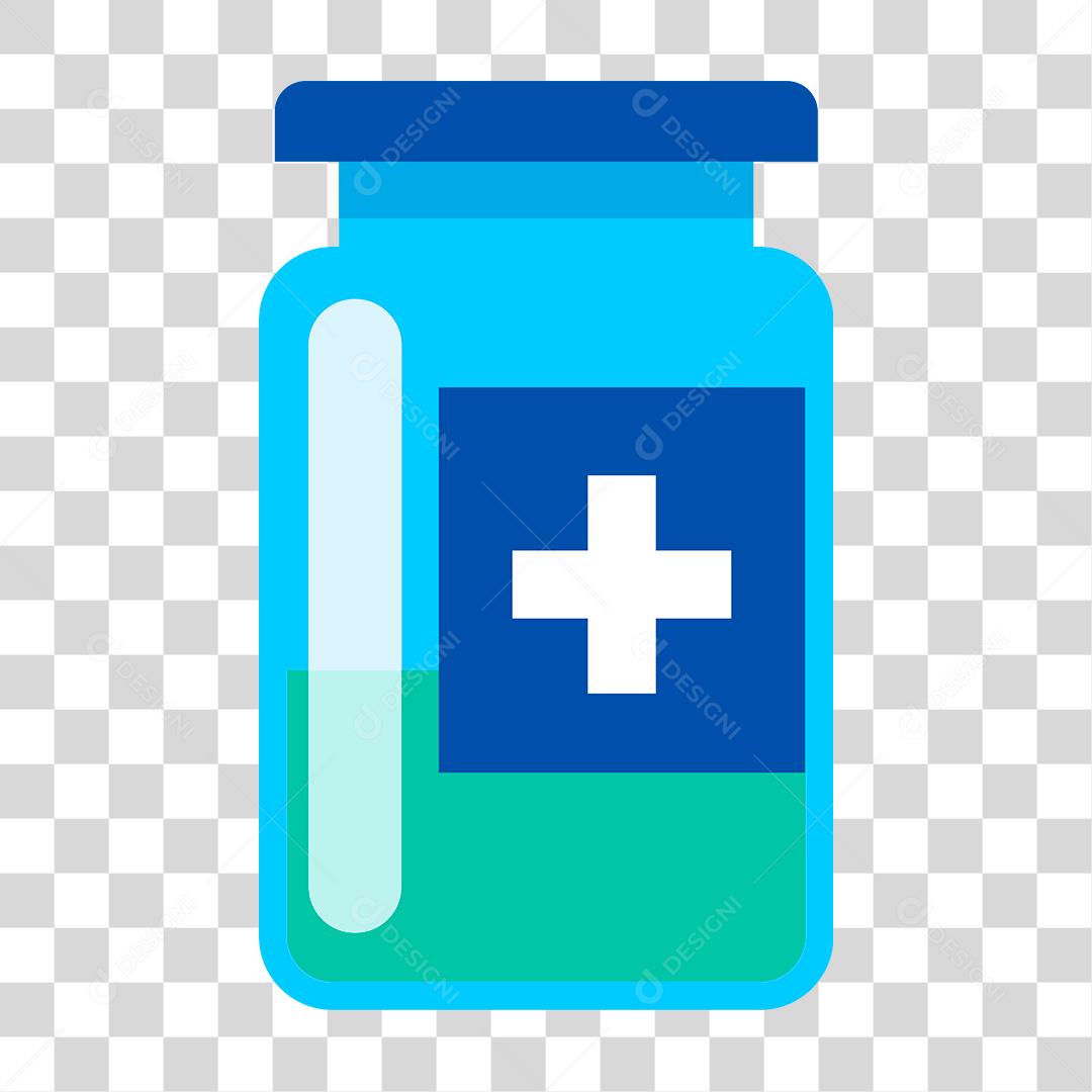 Desenho de recipiente de remedio