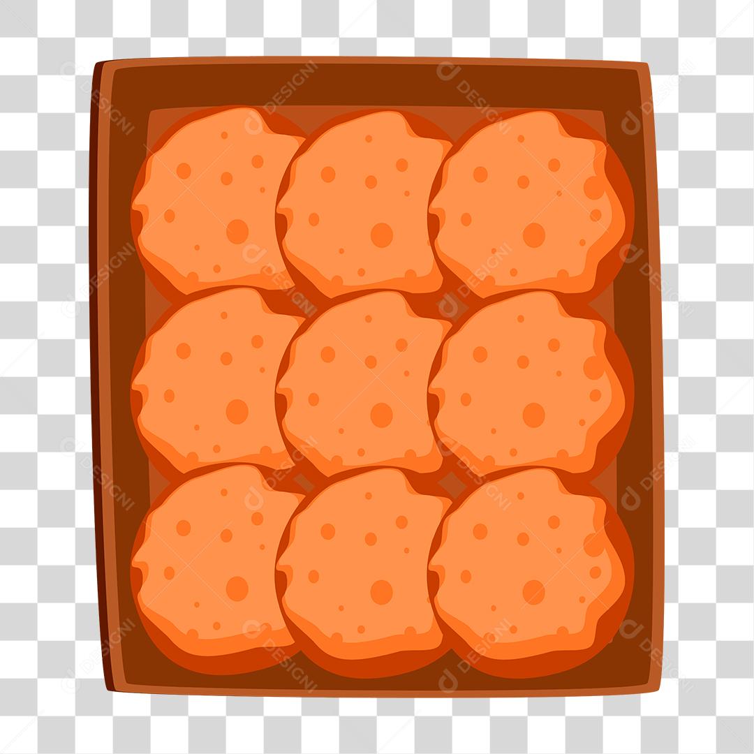 Desenho de bandeija comida