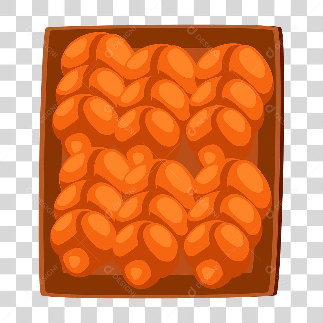 Desenho de bandeija comida