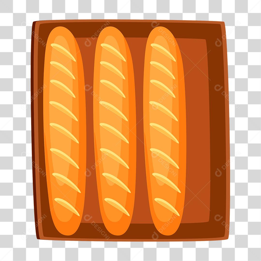 Desenho de comida padarias