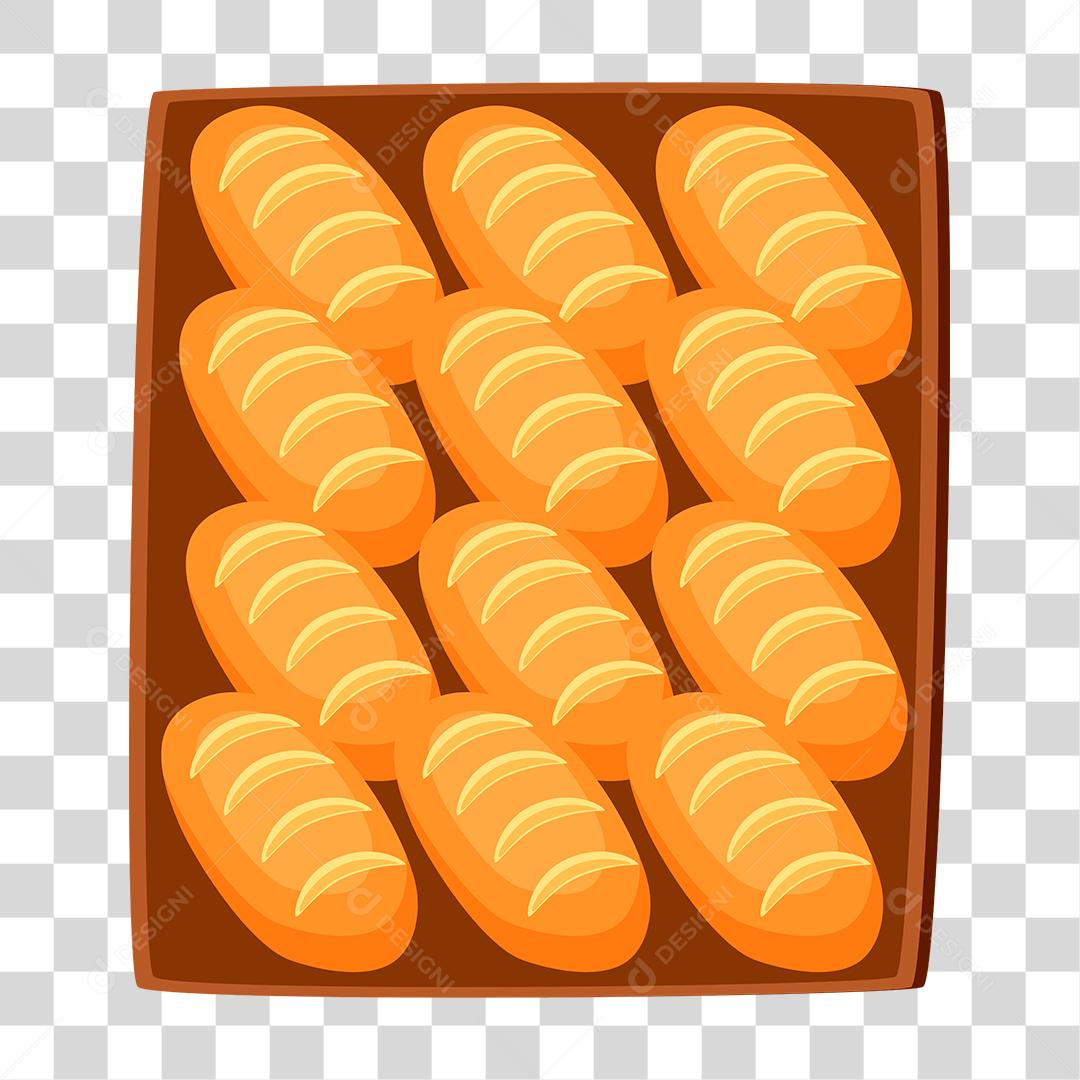 Desenho de bandeija comida