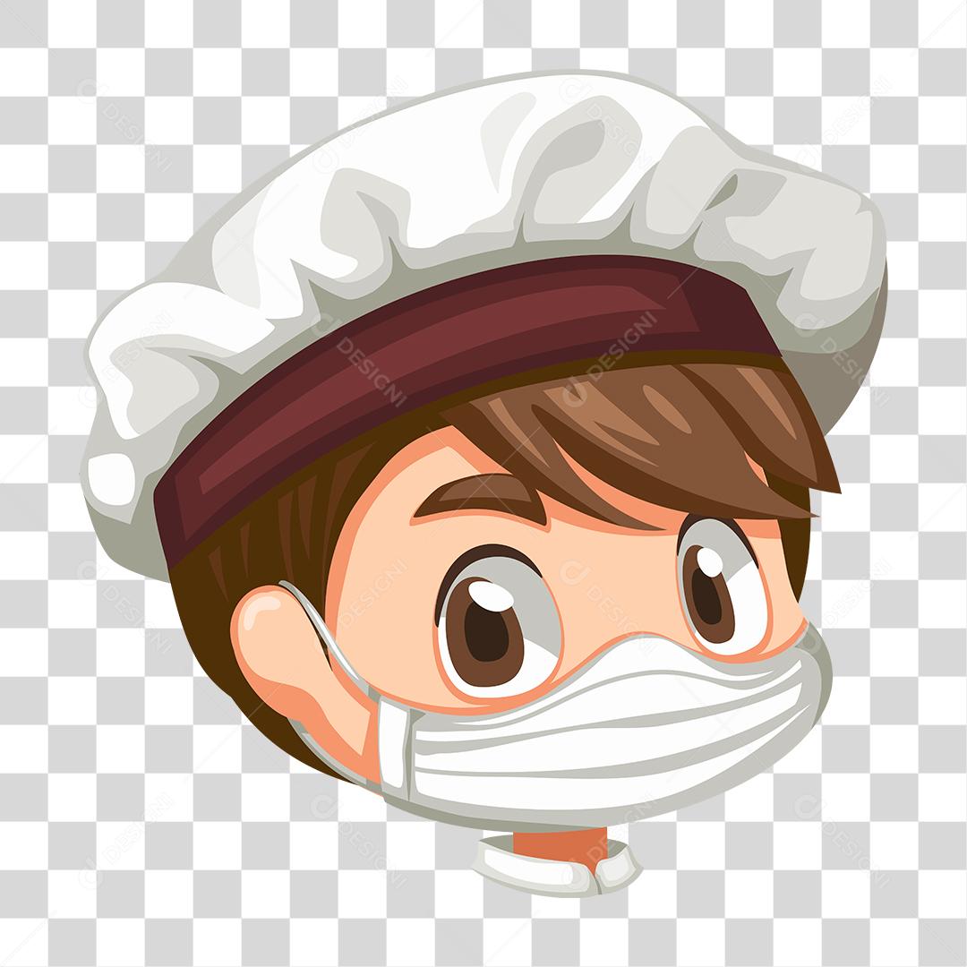 Desenho de um cozinheiro