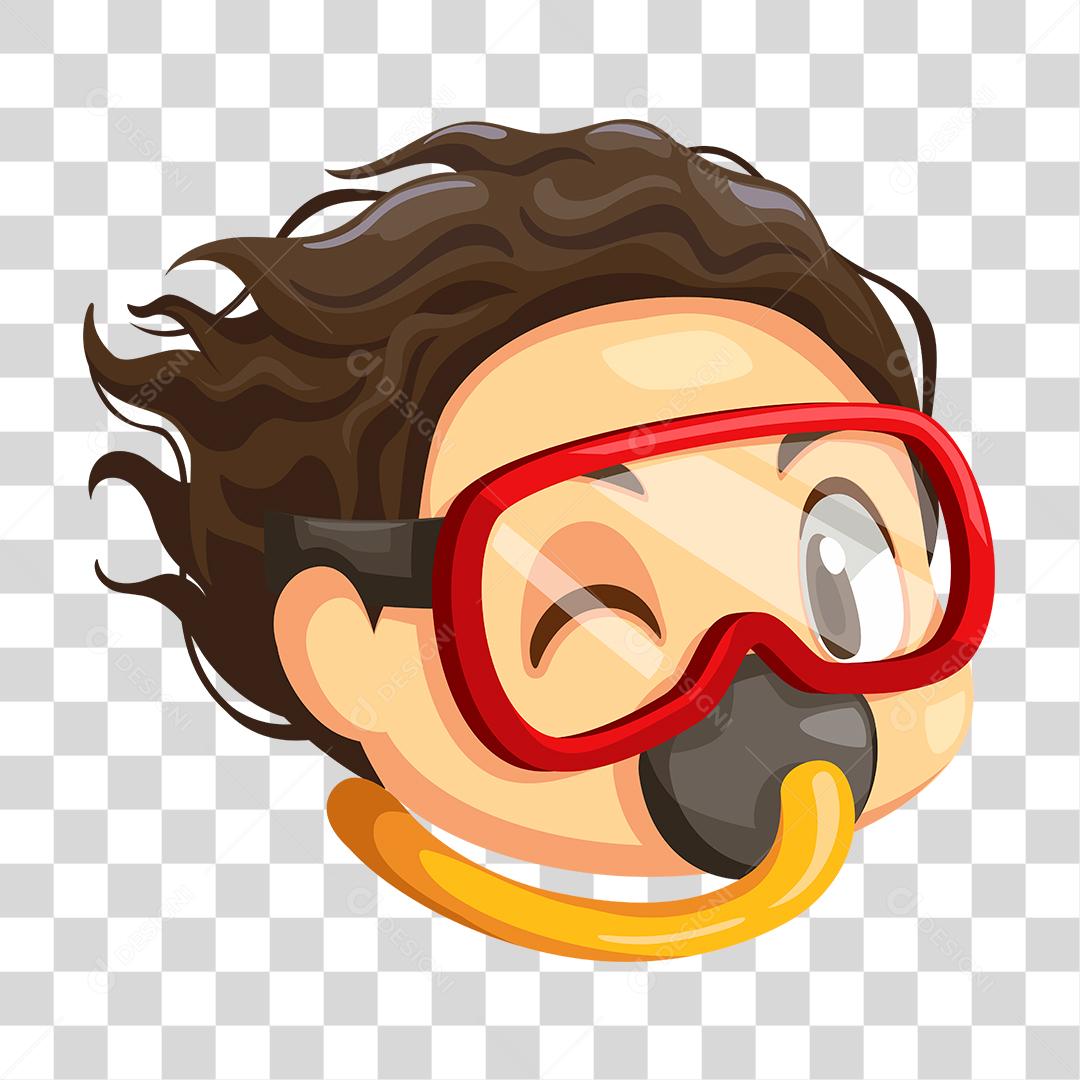 Desenho de mergulhador