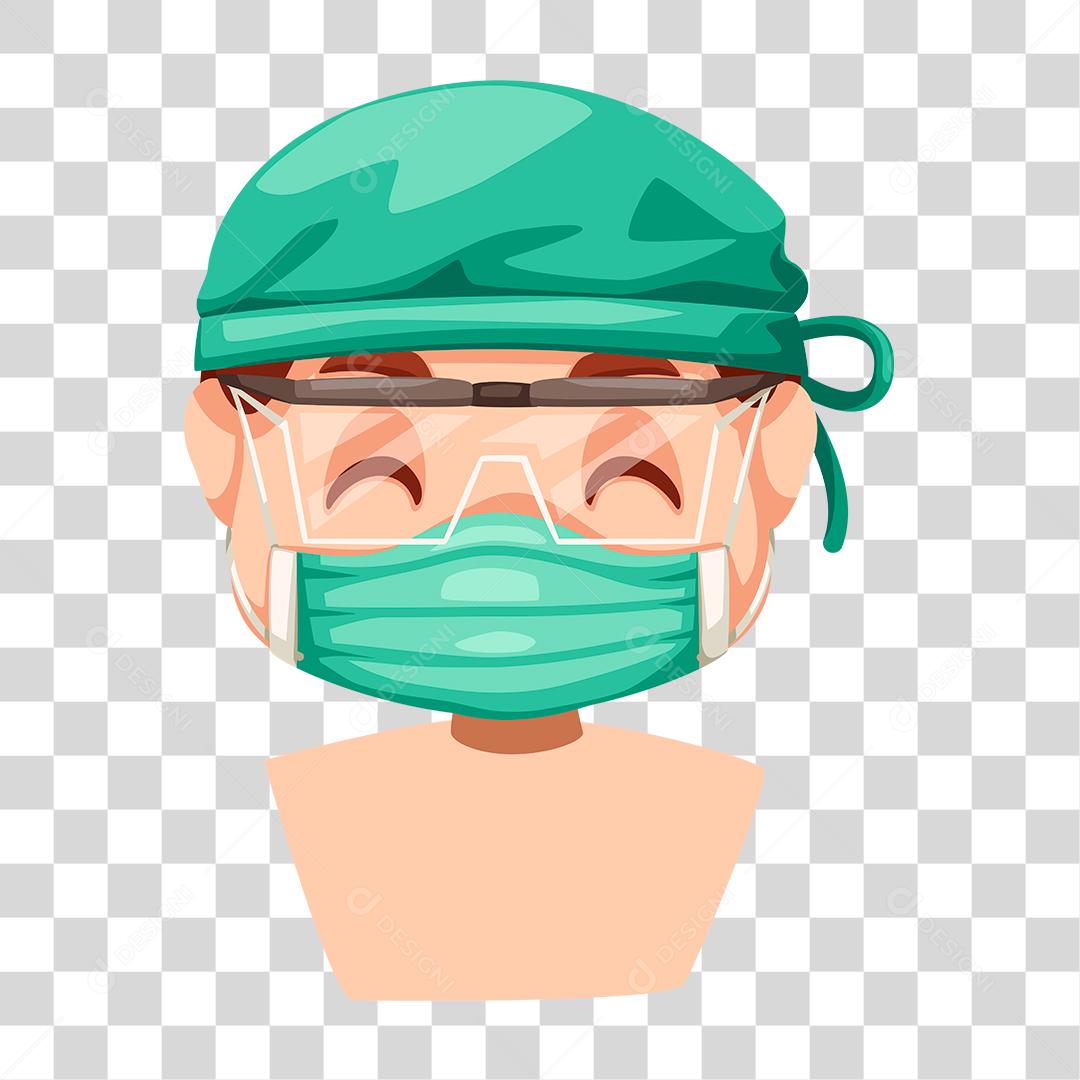 Desenho de um medico cirugiao