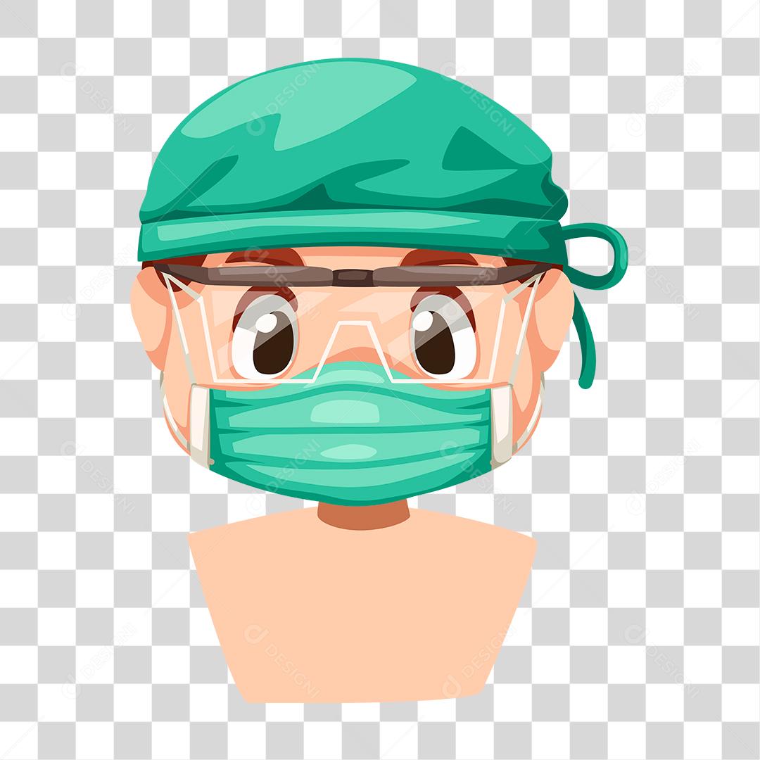 Desenho de um medico cirugiao