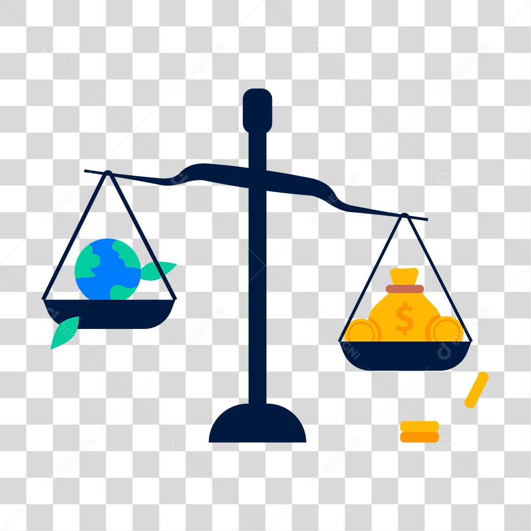 Desenho de Conceito dinheiro vale mais que a terra