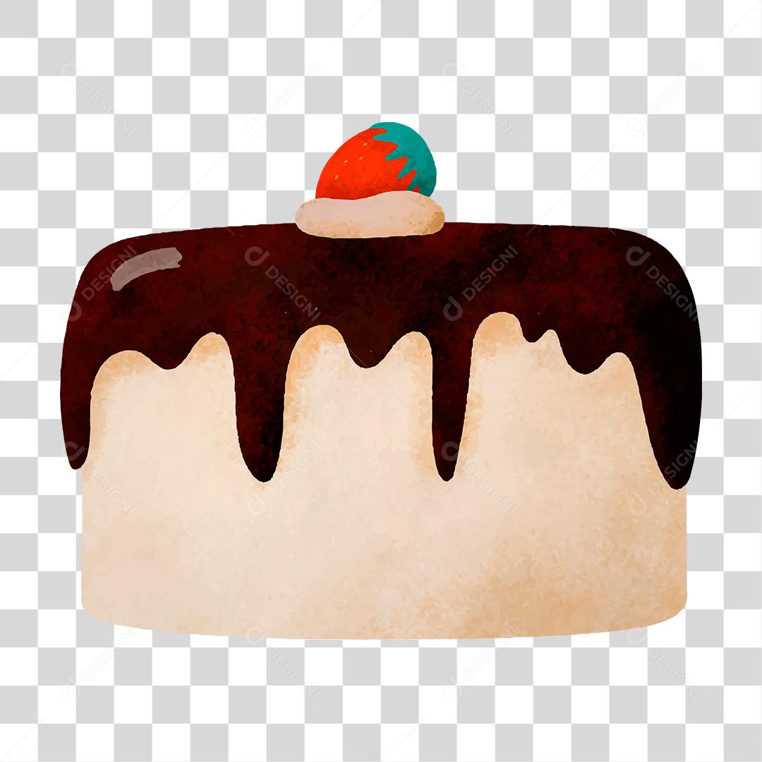 Desenho de bolo aniversario