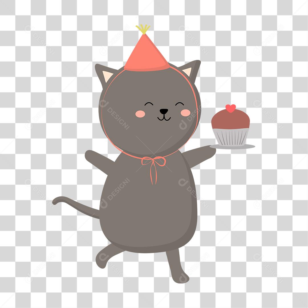 Desenho de animal gato