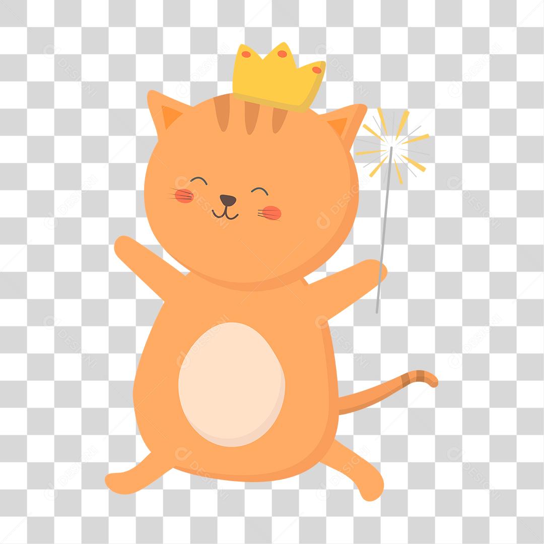 Desenho de animal gato