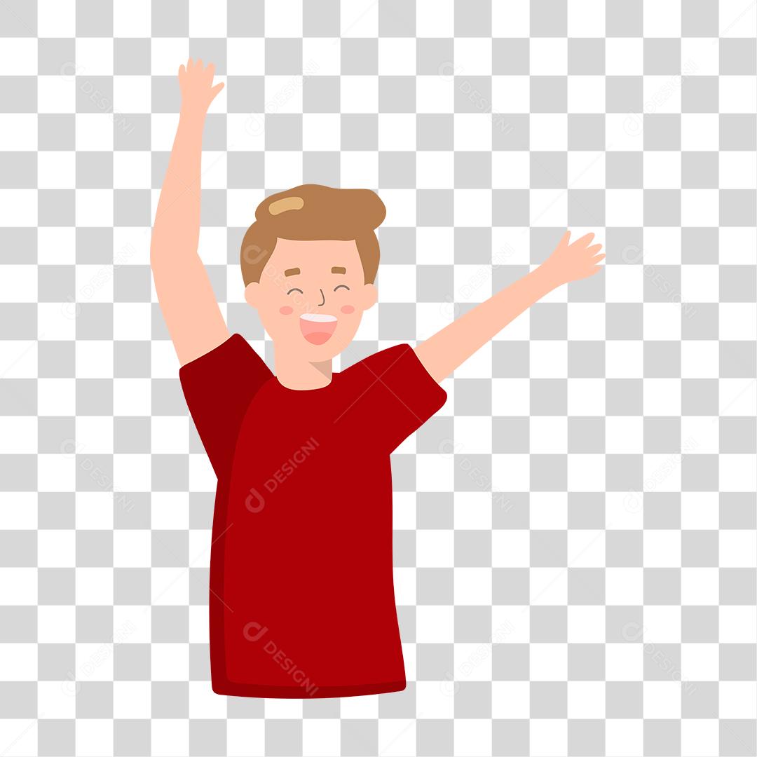 Desenho de homem braços