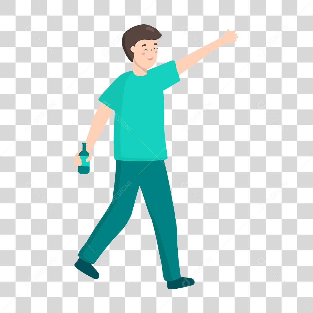 Desenho de homem braços