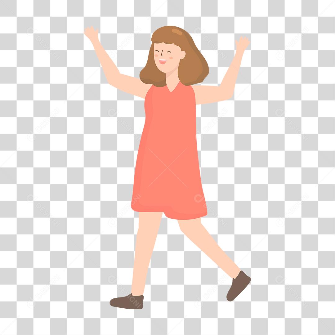 Desenho de mulher braços