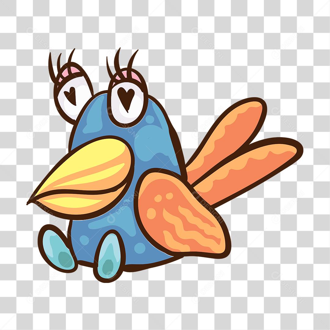 Desenho de passaro aves