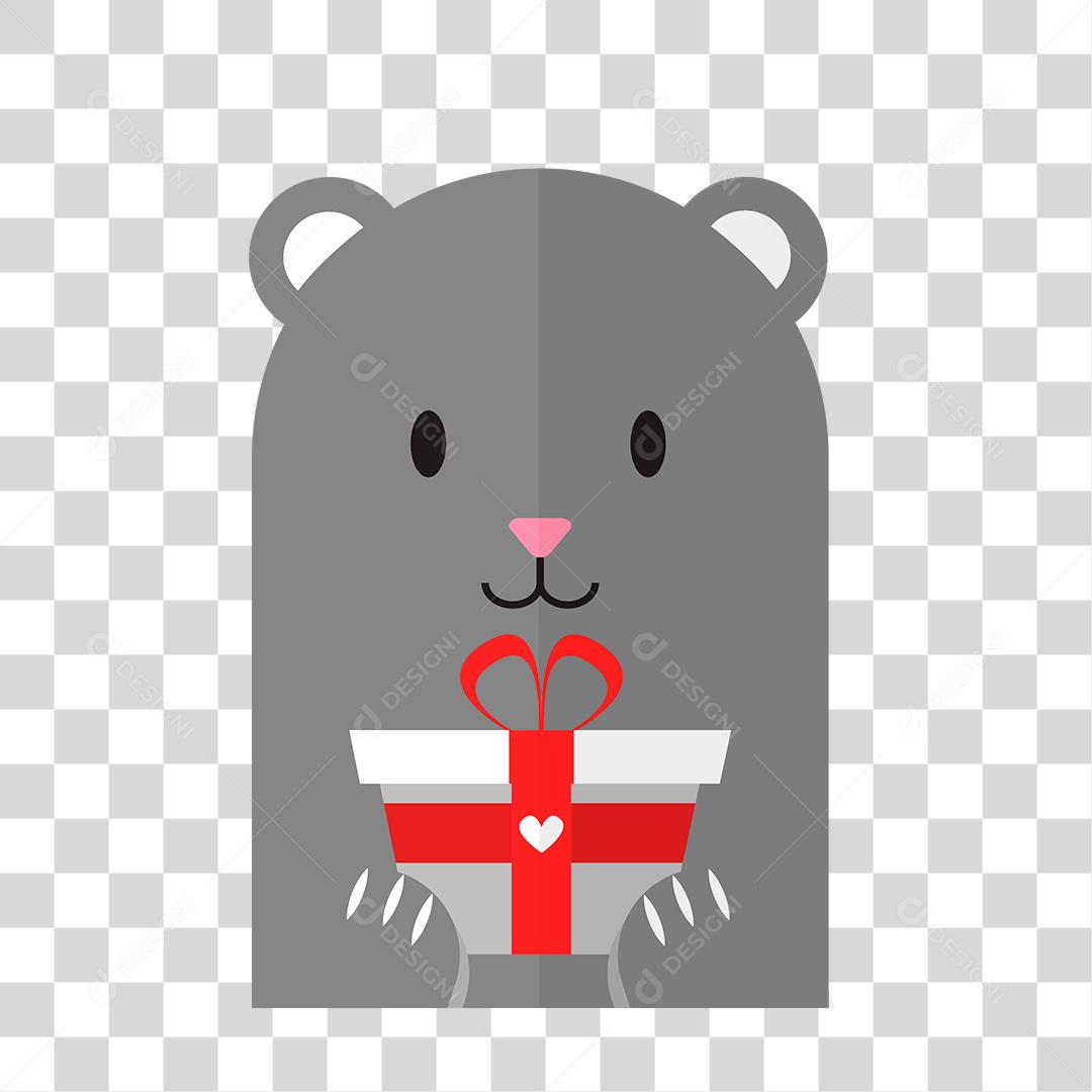 Desenho de urso pelucia