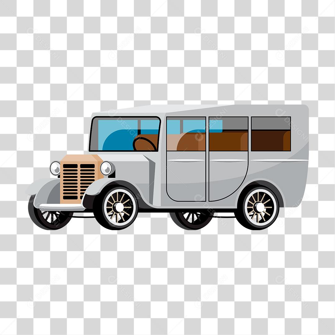 Desenho de um carro antigo