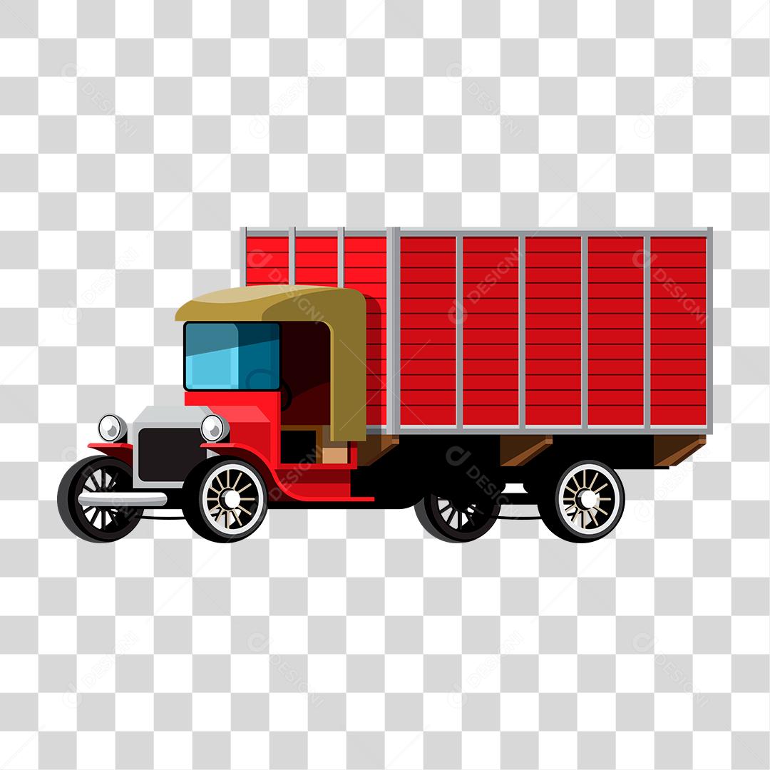 Desenho de um carro com carroceria antigo