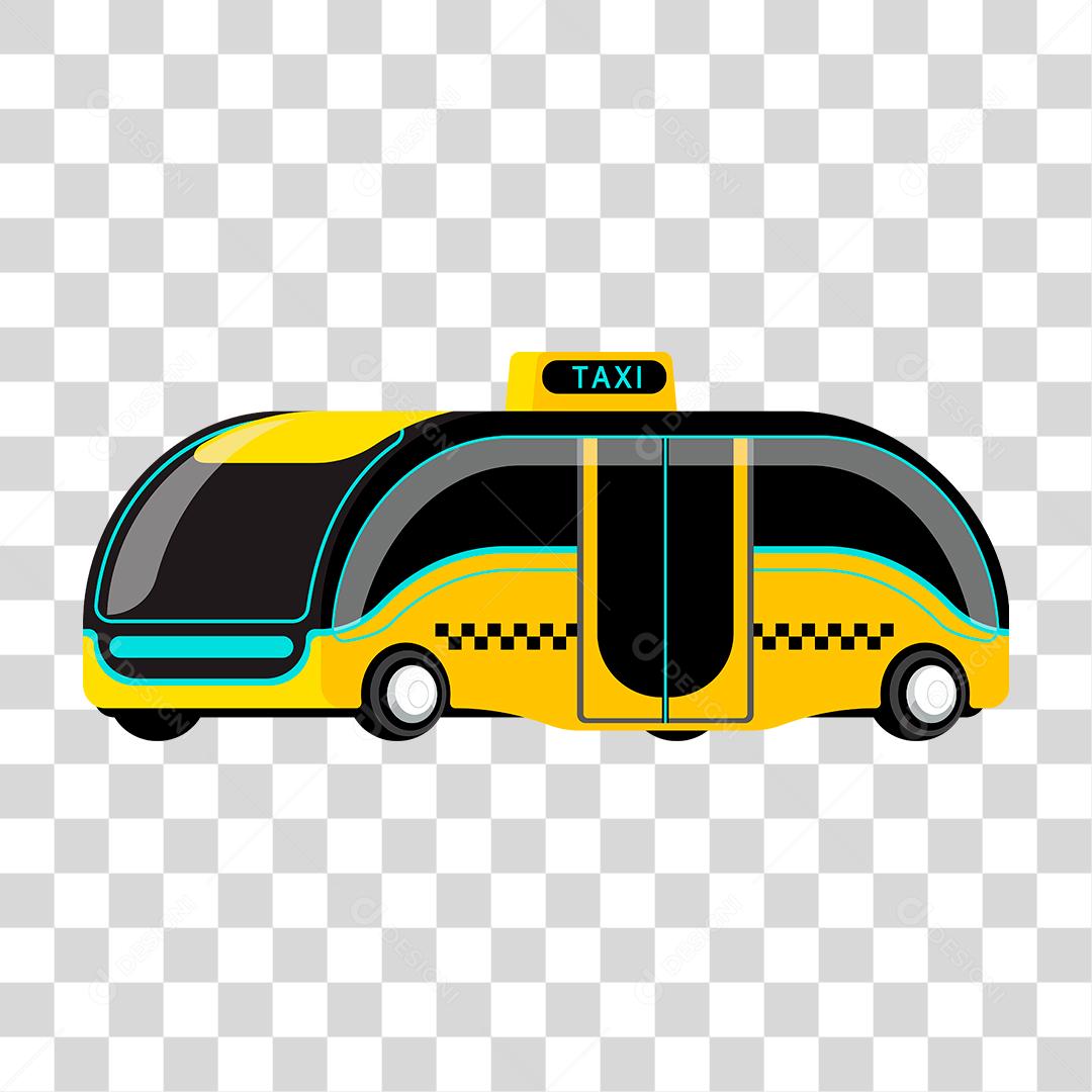 Desenho de taxi