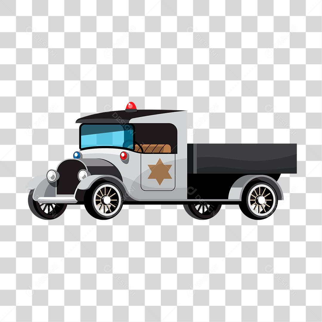 Desenho de carro veiculo policias