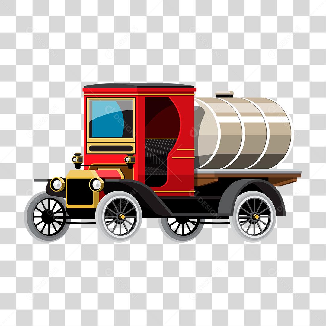 Desenho de um carro clássico antigo