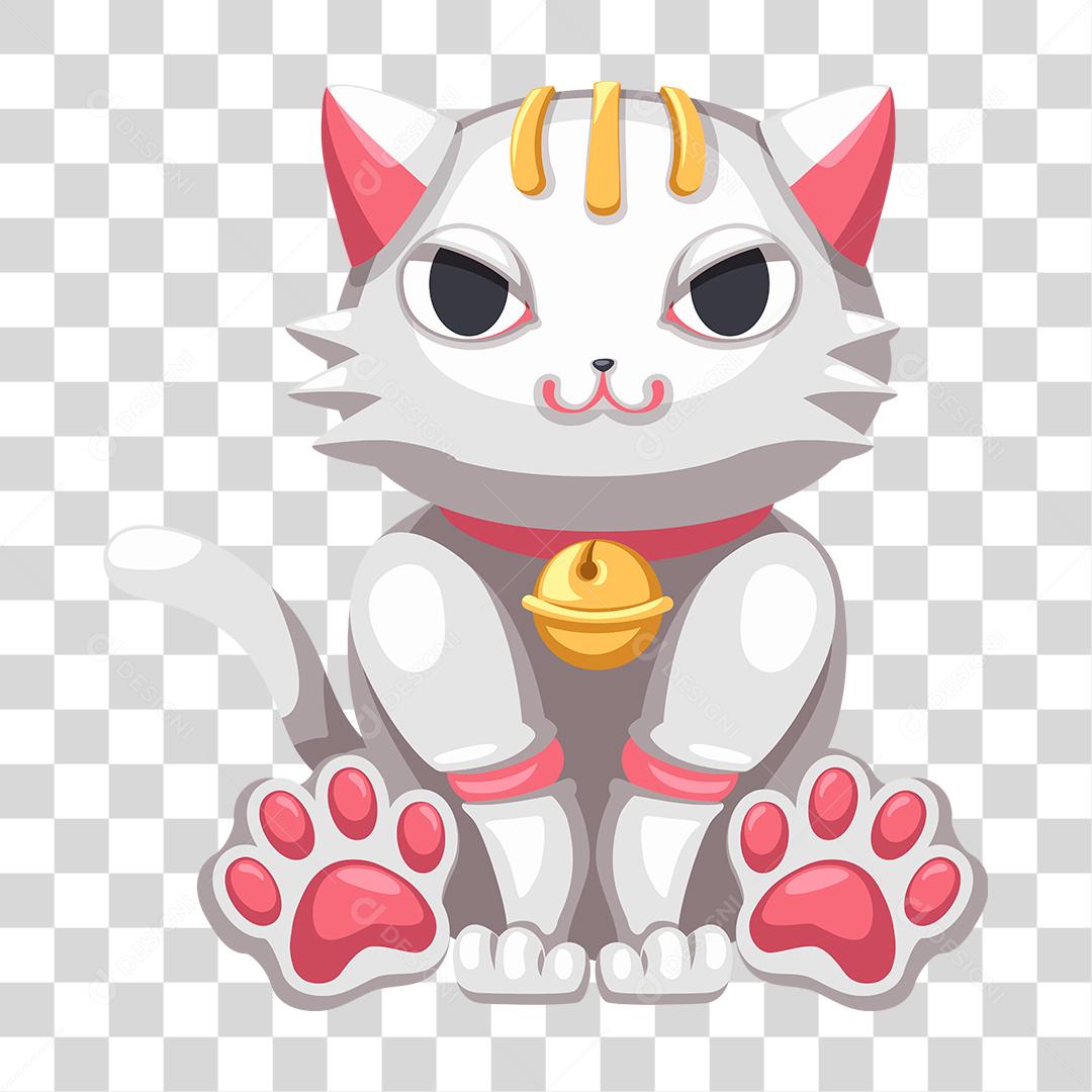 Desenho de robô gato animal PNG Transparente