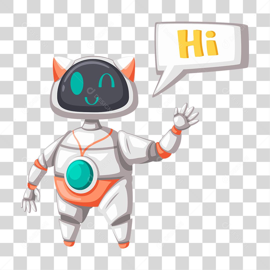 Desenho de robo inteligente