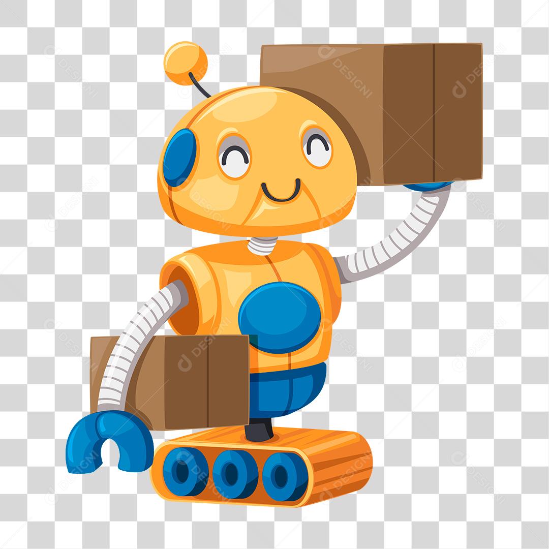 Desenho de robo inteligente