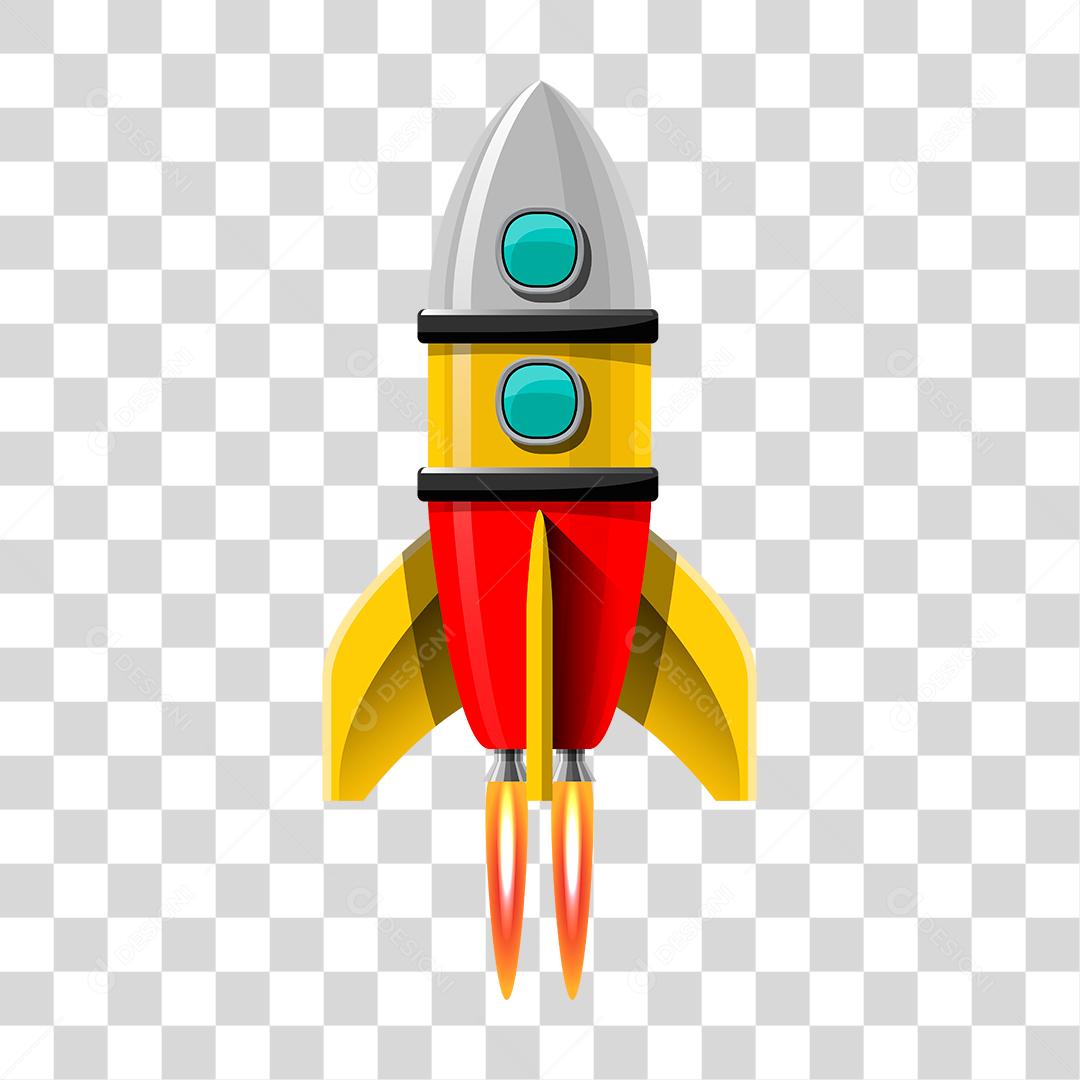 Desenho de um foguete