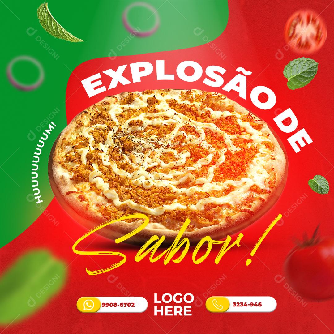 Explosão De Sabores Sabor Social Media PSD Editável