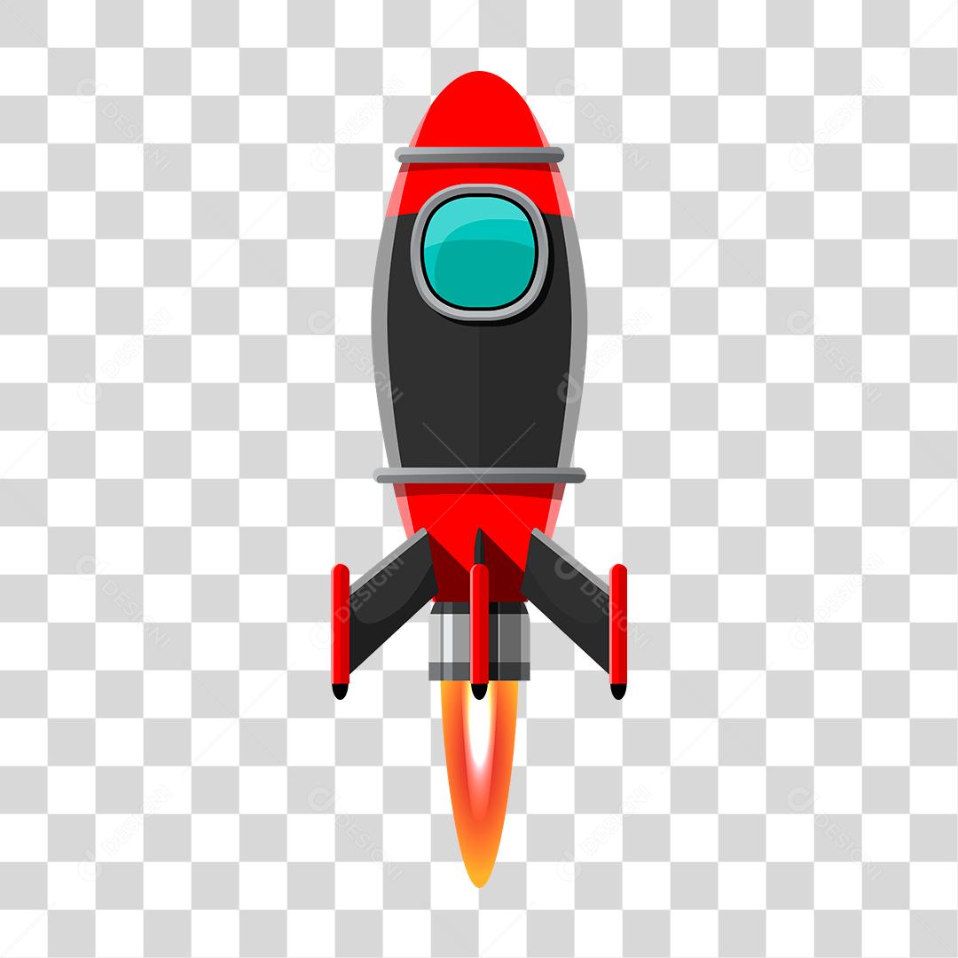 Desenho de um foguete