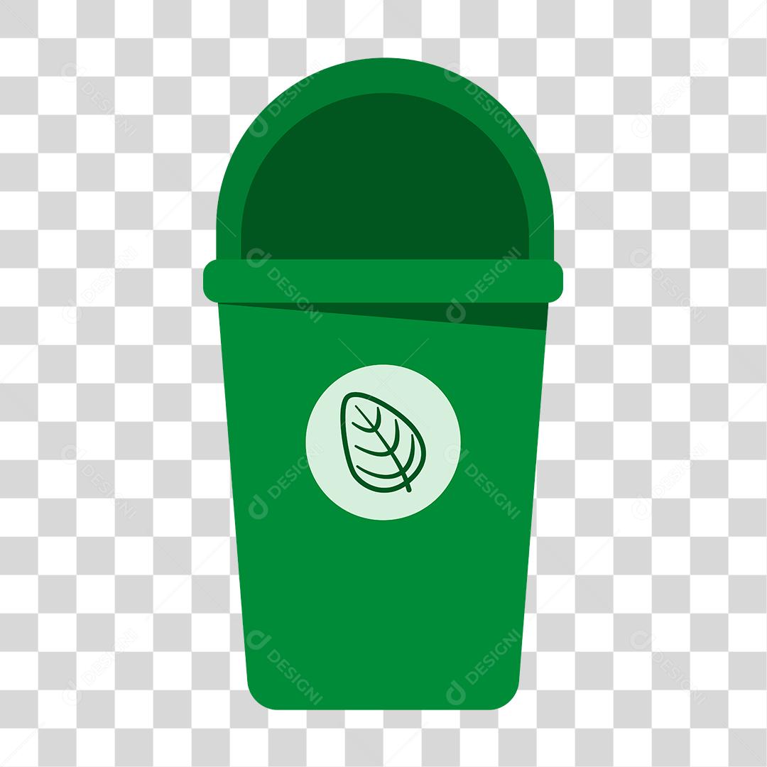 Desenho de lixeira lata reciclagens