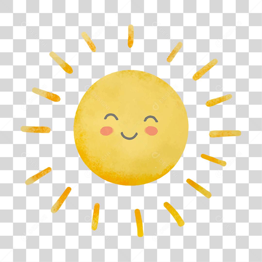 Desenho de sol planeta